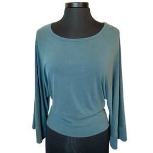 Deletta Anthropologie Sage Dolman Wide Sleeve Top
